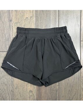 Lululemon Hotty Hot Short II *Long 4" Black